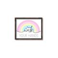 Picture of Wash your hands pastel  _GroupedProduct_Rectangle_Landscape_Mini_ _GroupedProduct_Rectangle_Landscape_Canvas_Framed_