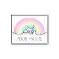 Picture of Wash your hands pastel  _GroupedProduct_Rectangle_Landscape_Mini_ _GroupedProduct_Rectangle_Landscape_Canvas_Framed_