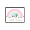 Picture of Wash your hands pastel  _GroupedProduct_Rectangle_Landscape_Mini_ _GroupedProduct_Rectangle_Landscape_Canvas_Framed_
