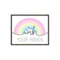 Picture of Wash your hands pastel  _GroupedProduct_Rectangle_Landscape_Mini_ _GroupedProduct_Rectangle_Landscape_Canvas_Framed_