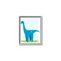 Picture of Blue  Brachiosaurus _GroupedProduct_Rectangle_Portrait_Mini_ _GroupedProduct_Rectangle_Portrait_Canvas_Framed_