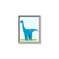 Picture of Blue  Brachiosaurus _GroupedProduct_Rectangle_Portrait_Mini_ _GroupedProduct_Rectangle_Portrait_Canvas_Framed_