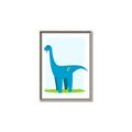 Picture of Blue  Brachiosaurus _GroupedProduct_Rectangle_Portrait_Mini_ _GroupedProduct_Rectangle_Portrait_Canvas_Framed_