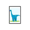 Picture of Blue  Brachiosaurus _GroupedProduct_Rectangle_Portrait_Mini_ _GroupedProduct_Rectangle_Portrait_Canvas_Framed_