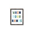 Picture of Brush your teeth multi Colour I _GroupedProduct_Rectangle_Portrait_Mini_ _GroupedProduct_Rectangle_Portrait_Canvas_Framed_