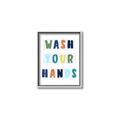 Picture of Brush your teeth multi Colour I _GroupedProduct_Rectangle_Portrait_Mini_ _GroupedProduct_Rectangle_Portrait_Canvas_Framed_