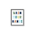 Picture of Brush your teeth multi Colour I _GroupedProduct_Rectangle_Portrait_Mini_ _GroupedProduct_Rectangle_Portrait_Canvas_Framed_
