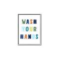 Picture of Brush your teeth multi Colour I _GroupedProduct_Rectangle_Portrait_Mini_ _GroupedProduct_Rectangle_Portrait_Canvas_Framed_