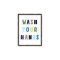 Picture of Brush your teeth multi Colour I _GroupedProduct_Rectangle_Portrait_Mini_ _GroupedProduct_Rectangle_Portrait_Canvas_Framed_