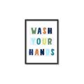 Picture of Brush your teeth multi Colour I _GroupedProduct_Rectangle_Portrait_Mini_ _GroupedProduct_Rectangle_Portrait_Canvas_Framed_