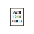 Picture of Brush your teeth multi Colour I _GroupedProduct_Rectangle_Portrait_Mini_ _GroupedProduct_Rectangle_Portrait_Canvas_Framed_