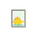 Picture of Yellow Stegosaurus _GroupedProduct_Rectangle_Portrait_Mini_ _GroupedProduct_Rectangle_Portrait_Canvas_Framed_