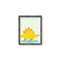 Picture of Yellow Stegosaurus _GroupedProduct_Rectangle_Portrait_Mini_ _GroupedProduct_Rectangle_Portrait_Canvas_Framed_