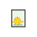 Picture of Yellow Stegosaurus _GroupedProduct_Rectangle_Portrait_Mini_ _GroupedProduct_Rectangle_Portrait_Canvas_Framed_