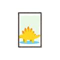 Picture of Yellow Stegosaurus _GroupedProduct_Rectangle_Portrait_Mini_ _GroupedProduct_Rectangle_Portrait_Canvas_Framed_