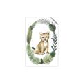 Picture of Palm Wreath Cub _GroupedProduct_Rectangle_Portrait_Mini_ _GroupedProduct_Rectangle_Portrait_Unframed_Print_Only_