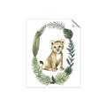 Picture of Palm Wreath Cub _GroupedProduct_Rectangle_Portrait_Mini_ _GroupedProduct_Rectangle_Portrait_Unframed_Print_Only_