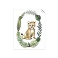 Picture of Palm Wreath Cub _GroupedProduct_Rectangle_Portrait_Mini_ _GroupedProduct_Rectangle_Portrait_Unframed_Print_Only_