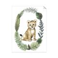 Picture of Palm Wreath Cub _GroupedProduct_Rectangle_Portrait_Mini_ _GroupedProduct_Rectangle_Portrait_Unframed_Print_Only_