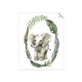 Picture of Elephant Palm Wreath _GroupedProduct_Rectangle_Portrait_Mini_ _GroupedProduct_Rectangle_Portrait_Unframed_Print_Only_