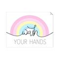 Picture of Wash your hands pastel  _GroupedProduct_Rectangle_Landscape_Mini_ _GroupedProduct_Rectangle_Landscape_Unframed_Print_Only_