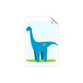 Picture of Blue  Brachiosaurus _GroupedProduct_Rectangle_Portrait_Mini_ _GroupedProduct_Rectangle_Portrait_Unframed_Print_Only_