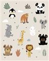 Picture of Animal Pals I _GroupedProduct_Rectangle_Portrait_Mini_ _GroupedProduct_Rectangle_Portrait_Unframed_Print_Only_