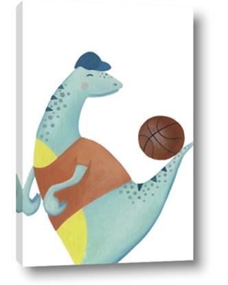 Picture of Dino Playing Basketball
