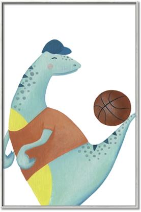 Picture of Dino Playing Basketball