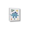 Picture of Blue Stegosaurus _GroupedProduct_Rectangle_Portrait_Mini_ _GroupedProduct_Rectangle_Portrait_Canvas_