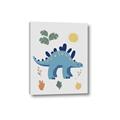 Picture of Blue Stegosaurus _GroupedProduct_Rectangle_Portrait_Mini_ _GroupedProduct_Rectangle_Portrait_Canvas_