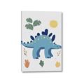 Picture of Blue Stegosaurus _GroupedProduct_Rectangle_Portrait_Mini_ _GroupedProduct_Rectangle_Portrait_Canvas_