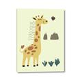 Picture of Smiling Giraffe _GroupedProduct_Rectangle_Portrait_Mini_ _GroupedProduct_Rectangle_Portrait_Canvas_