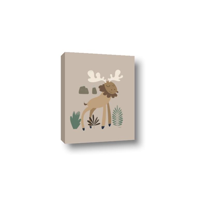 Picture of Moose in the woods _GroupedProduct_Rectangle_Portrait_Mini_ _GroupedProduct_Rectangle_Portrait_Canvas_