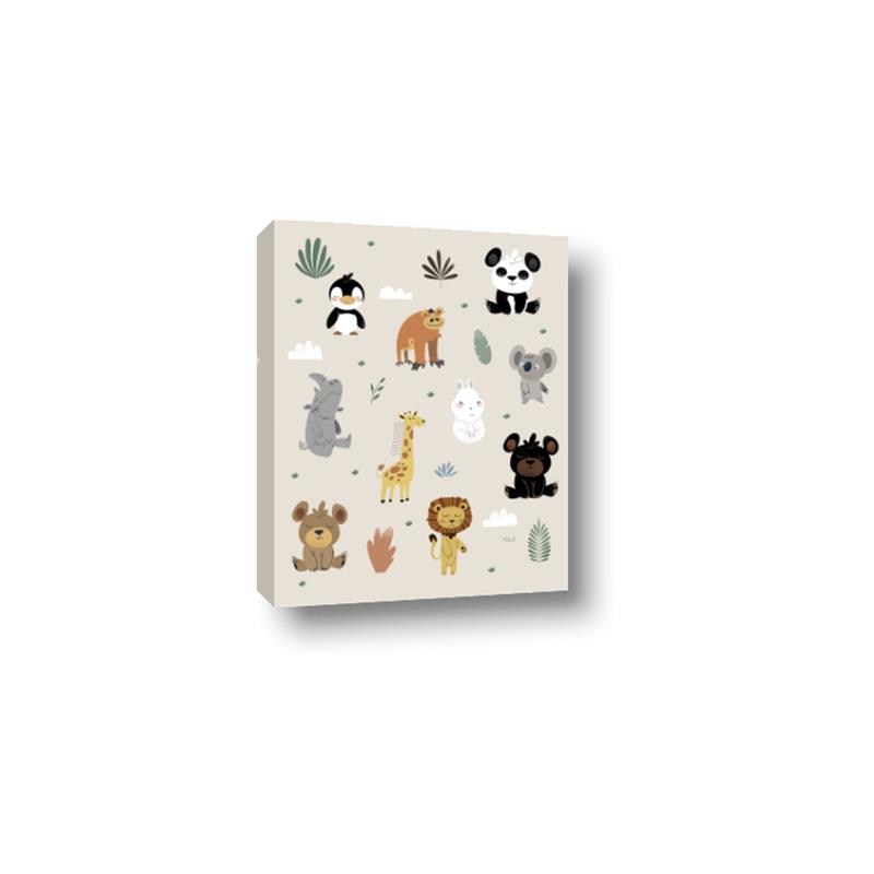 Picture of Animal Pals I _GroupedProduct_Rectangle_Portrait_Mini_ _GroupedProduct_Rectangle_Portrait_Canvas_