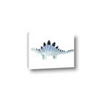Picture of Pale Blue Stegosaurus _GroupedProduct_Rectangle_Landscape_Mini_ _GroupedProduct_Rectangle_Landscape_Canvas_
