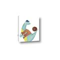 Picture of Dino Playing Basketball _GroupedProduct_Rectangle_Portrait_Mini_ _GroupedProduct_Rectangle_Portrait_Canvas_