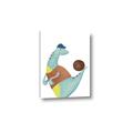 Picture of Dino Playing Basketball _GroupedProduct_Rectangle_Portrait_Mini_ _GroupedProduct_Rectangle_Portrait_Canvas_