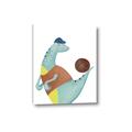 Picture of Dino Playing Basketball _GroupedProduct_Rectangle_Portrait_Mini_ _GroupedProduct_Rectangle_Portrait_Canvas_