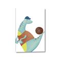 Picture of Dino Playing Basketball _GroupedProduct_Rectangle_Portrait_Mini_ _GroupedProduct_Rectangle_Portrait_Canvas_