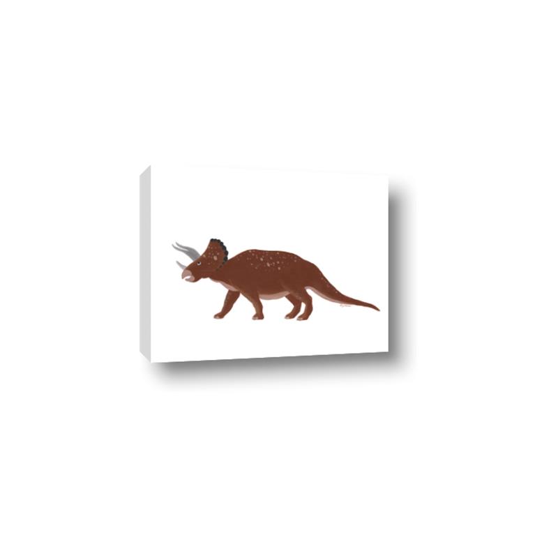 Picture of Red Triceratops  _GroupedProduct_Rectangle_Landscape_Mini_ _GroupedProduct_Rectangle_Landscape_Canvas_