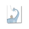 Picture of reading Brachiosaurus _GroupedProduct_Rectangle_Portrait_Mini_ _GroupedProduct_Rectangle_Portrait_Canvas_