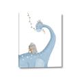 Picture of reading Brachiosaurus _GroupedProduct_Rectangle_Portrait_Mini_ _GroupedProduct_Rectangle_Portrait_Canvas_