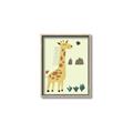 Picture of Smiling Giraffe _GroupedProduct_Rectangle_Portrait_Mini_ _GroupedProduct_Rectangle_Portrait_Canvas_Framed_