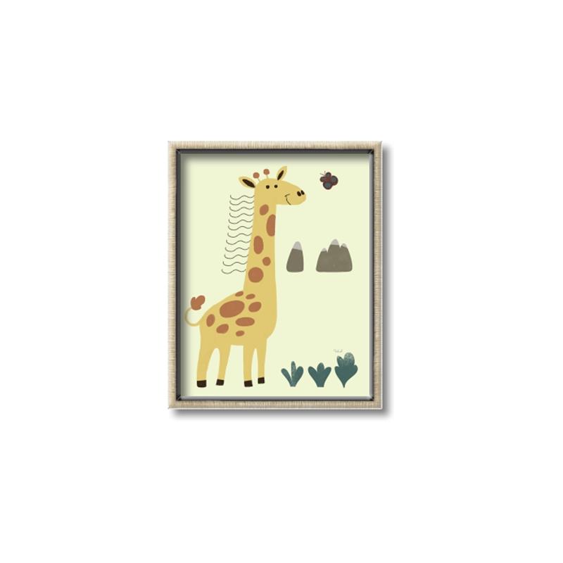 Picture of Smiling Giraffe _GroupedProduct_Rectangle_Portrait_Mini_ _GroupedProduct_Rectangle_Portrait_Canvas_Framed_