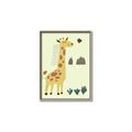 Picture of Smiling Giraffe _GroupedProduct_Rectangle_Portrait_Mini_ _GroupedProduct_Rectangle_Portrait_Canvas_Framed_