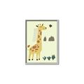 Picture of Smiling Giraffe _GroupedProduct_Rectangle_Portrait_Mini_ _GroupedProduct_Rectangle_Portrait_Canvas_Framed_