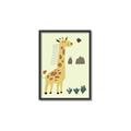 Picture of Smiling Giraffe _GroupedProduct_Rectangle_Portrait_Mini_ _GroupedProduct_Rectangle_Portrait_Canvas_Framed_