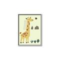 Picture of Smiling Giraffe _GroupedProduct_Rectangle_Portrait_Mini_ _GroupedProduct_Rectangle_Portrait_Canvas_Framed_