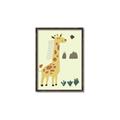 Picture of Smiling Giraffe _GroupedProduct_Rectangle_Portrait_Mini_ _GroupedProduct_Rectangle_Portrait_Canvas_Framed_